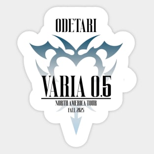 odetari - Varia 0.5 North America Tour - Design 1 Sticker